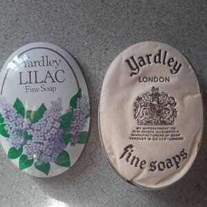 Vintage Yardley Lilac Fine Perfumed Soap with Tin